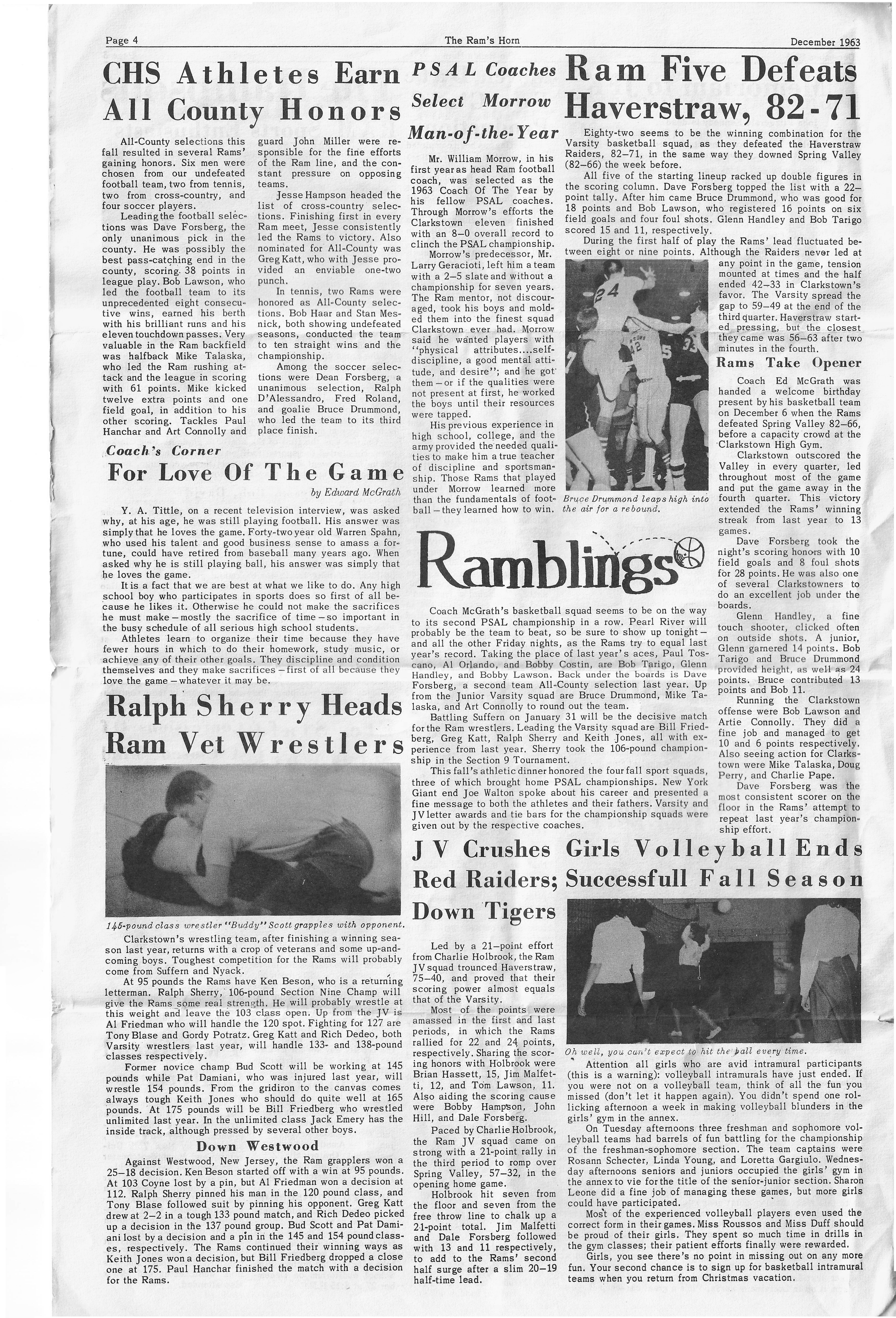 The Ram's Horn - Dec. '63 - Page 4